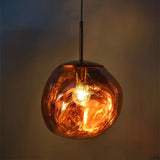 Melt Pendant Chrome Acrylic Lava Globe Glass Pendant Light Lamp Simple Modern E26E27