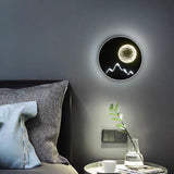 Ins Planet Mini Style Flush Mount Wall Lights Indoor Metal Wall Light LED Integrated