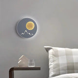 Ins Planet Mini Style Flush Mount Wall Lights Indoor Metal Wall Light LED Integrated