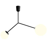 Ins White Glass Cherry Ball Pendant Light Designer's Lamp Simple Modern - heparts