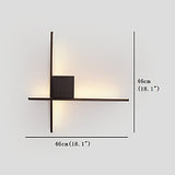 LED Aluminum Wall Light Generic Nordic Style Wall Lamps & Sconces 12 W
