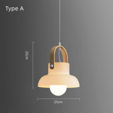 Minimalist Milk Glass Pendant Lights with Wooden Accents