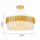 Luxurious Crystal Chandelier Ambient Light Painted 8-Light Living Room Glass Candle Style E12 / E14 - heparts