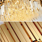 Luxurious Crystal Chandelier Ambient Light Painted 8-Light Living Room Glass Candle Style E12 / E14 - heparts
