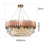 Luxury Crystal Chandelier Modern Suspension Pendant Light Elegant Ceiling Lamp Lighting Fixture for Living Dining Room E12-E14 ITEM1910