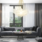 Luxury lighting Magic Bean Chandelier Simple D12cm Bubble Ball Glass for Bedroom Living E26E27