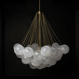 Luxury lighting Magic Bean Chandelier Simple D12cm Bubble Ball Glass for Bedroom Living E26E27