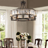 6/8Lights Round Modern Rustic Crystal Chandelier