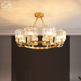 6/8Lights Round Modern Rustic Crystal Chandelier