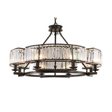 6/8Lights Round Modern Rustic Crystal Chandelier