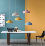 Macaroon Cloud Pendant Light Colorful Lights Ceiling Lamp Down light LED Integrated Warm white - heparts