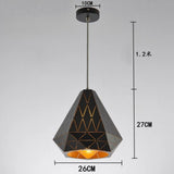 Macaroon Cone Pendant Light Downlight Painted Finishes Metal Creative - heparts
