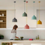 Macaroon Designer's Lamp Pendant Light Colorful Lights Ceiling Lamp Down light LED - heparts