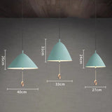 Macaroon Designer's Lamp Pendant Light Colorful Lights Chandelier Down light E26/E27 with Switch - heparts