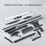 20cm Modern Magnetic Track Linear DIY Lighting System Embedded  LED Spotlight Downlight Living Room Office