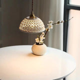 Mini Brass Handmade Ceramic Chandelier Pendant Lighting Modern Lamps