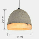 Mini Cement Retro Rainbow Resin Chandelier Pendant Lighting Modern Lamps