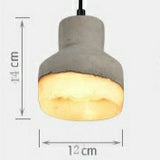 Mini Cement Retro Rainbow Resin Chandelier Pendant Lighting Modern Lamps