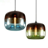 Mini Electroplating Apple Glass Chandelier Pendant Lighting Modern Lamps
