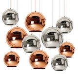 Mini Electroplating Glass Ball Pendant Lighting Chandelier Modern Lamps