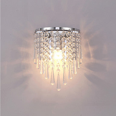 Mini Style Crystal Wall Lamps Lights Ambient Light E26  E27