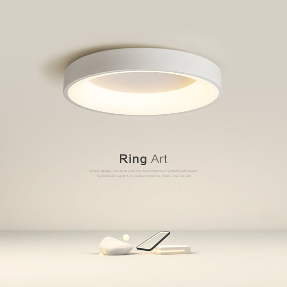 Minimalist Chandelier Modern Round Warm Ceiling Lamp Led