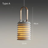 Minimalist Lantern Chandelier Warm bedroom Mini Pendant Lighting