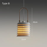 Minimalist Lantern Chandelier Warm bedroom Mini Pendant Lighting