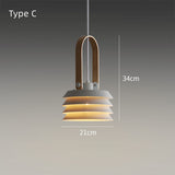 Minimalist Lantern Chandelier Warm bedroom Mini Pendant Lighting