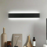 Minimalist LED Aluminum Lamp Mirror AC100-240V Acrylic Wall Lights Make-Up Lighting Vanity Light