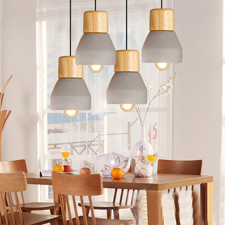 Pendant light timber best sale