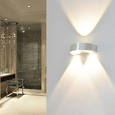 Modern 3W LED Wall Sconce Indoor Hallway Up Down Spot Light Aluminum ...