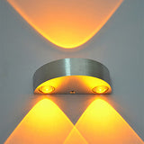 Modern 3W LED Wall Sconce Indoor Hallway Up Down Spot Light Aluminum Decorative Lighting LED Integrated - heparts