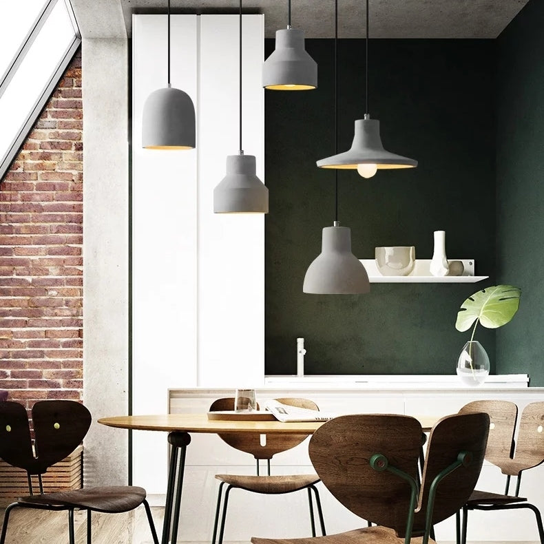 Bayfeve Woven Rope Pendant Light -Light Natural And Matte Black