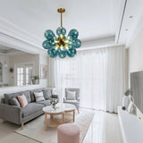 Modern Multiple Color Glass Pendant Light Creative Restaurant Lampshade Hanging Lighting G9 - heparts