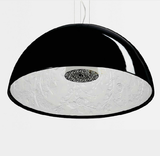 Modern Pendant Lamp 1 Light D40 D60 Skygarden Dome shape White or Black Dinning Living Office Light - heparts