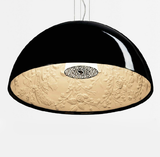 Modern Pendant Lamp 1 Light D40 D60 Skygarden Dome shape White or Black Dinning Living Office Light - heparts