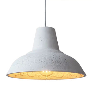 Modern Plates Concrete Pendant Light, Vintage Industrial Cement Hanging Ceiling Chandelier - heparts