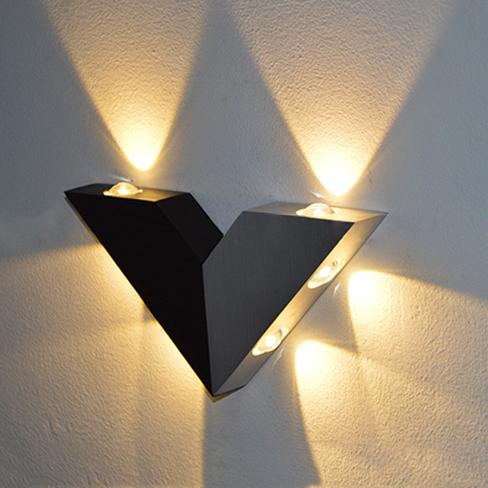 Modern Triangle 6W LED Wall Sconce LED Integrated | heparts