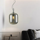 Modern Wax gourd Glass Pendant Light Creative Restaurant Lampshade Hanging Lighting E26/E27 - heparts