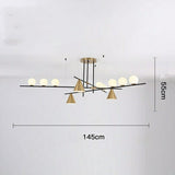 3/4/5-Lights Geometric Pendant Light Chandelier Ambient Light Electroplated Painted Metal E26E27& G9