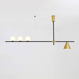 3/4/5-Lights Geometric Pendant Light Chandelier Ambient Light Electroplated Painted Metal E26E27& G9