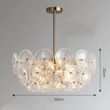 New Bubble Glass Sputnik Chandelier Ambient Light E12 E14 6-Light - heparts