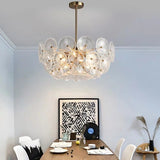 New Bubble Glass Sputnik Chandelier Ambient Light E12 E14 6-Light - heparts