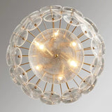 New Bubble Glass Sputnik Chandelier Ambient Light E12 E14 6-Light - heparts