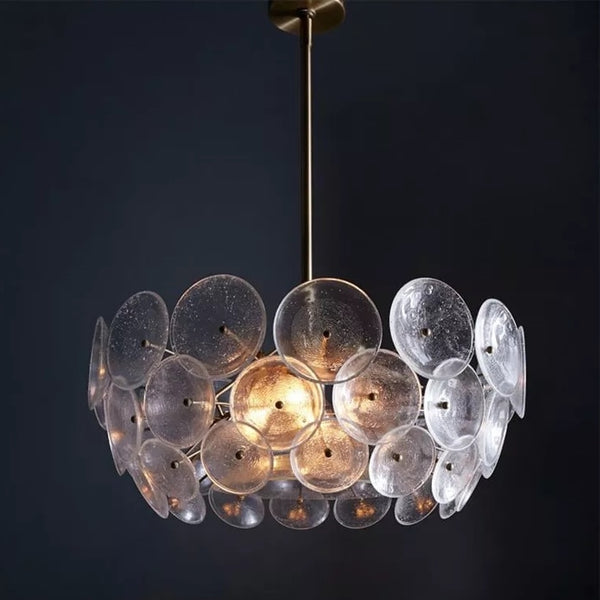 6/8-Light Bubble Glass Sputnik Chandelier Ambient Light | heparts