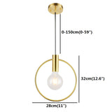 Northern Europe Modern Electroplated Pendant lighting Ceiling Mini Chandelier Hanging Lamp 1 Lights Fixture Flush Mount - heparts