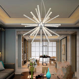 Novel Creative Design Iron Chandelier - Glowing Snowflake Droplight - heparts