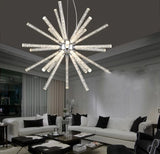 Novel Creative Design Iron Chandelier - Glowing Snowflake Droplight - heparts