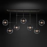 Postmodern LED Cluster Pendant Light Ambient Light Electroplated Metal Glass110-240V Bulb Included / G4